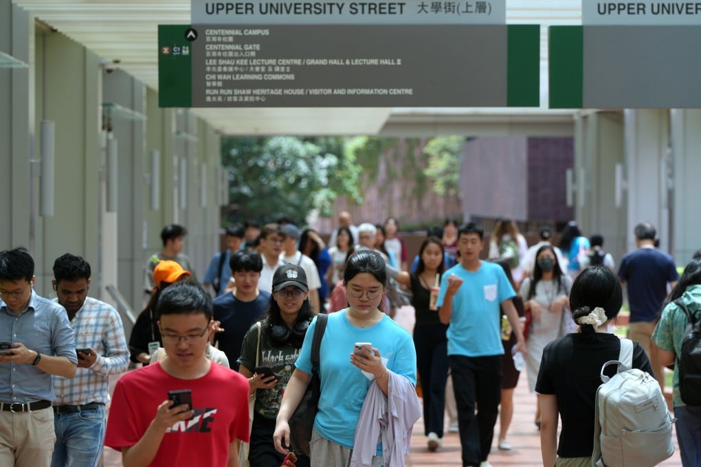 In 2024-25, the number of non-local students at the city’s public universities was 17,161, representing about 23 per cent of those studying at the institutions. Photo: Sam Tsang