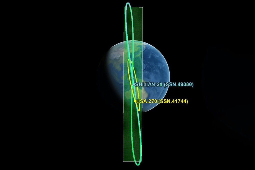 The two Chinese satellites have carried out close-proximity operations for a second time in high orbit. Photo: X/COMSPOC_OPS
