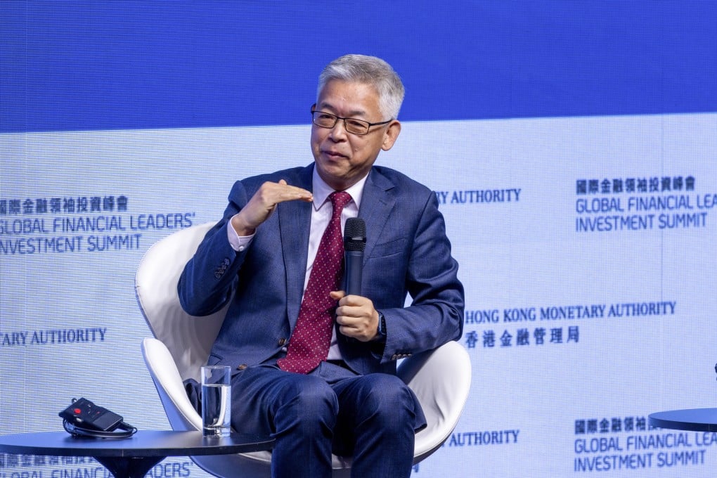 Huang Yiping, an economist and adviser to the People’s Bank of China, has suggested Hong Kong launch a stablecoin backed by the offshore yuan. Photo: Dickson Lee