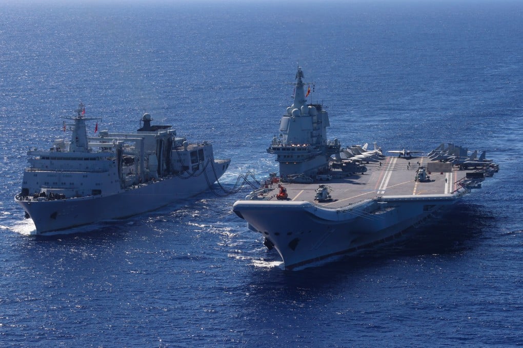 Chinese state media has shown the Shandong and Liaoning aircraft carriers engaging in drills featuring reconnaissance and early warning, defensive and counterstrike operations as well as assaults and tactical flights. Photo: Xinhua