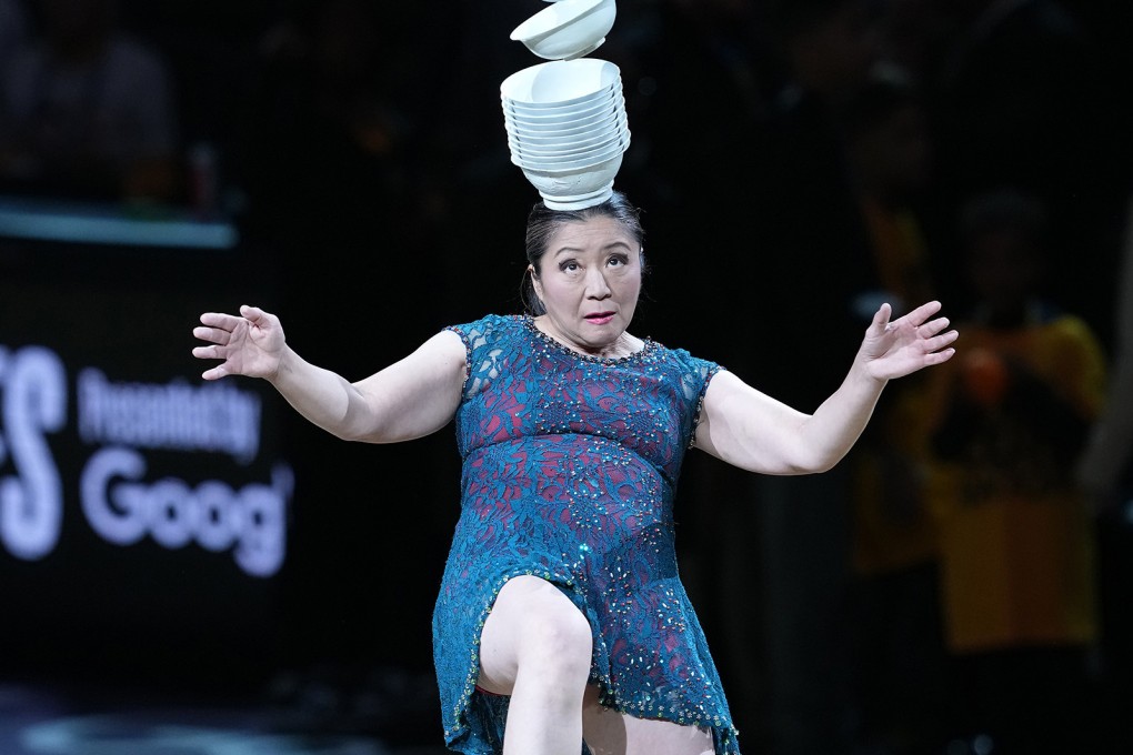 Red Panda during the half-time performance show of Game Four in the 2025 NBA Eastern Conference Finals between the New York Knicks and the Indiana Pacers. Photo: TNS