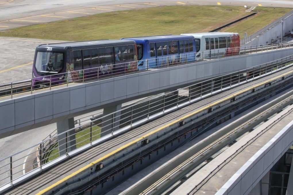 Kuala Lumpur International Airport’s new Aerotrain. Photo: Ministry of Transport Malaysia