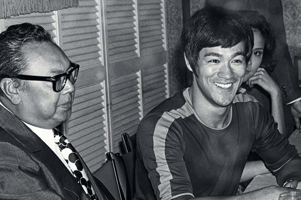 Hong Kong martial arts star Bruce Lee and director Lo Wei are pictured in 1971. Lee hated the way that Lo, who directed The Big Boss (1971) and Fist of Fury (1972), tried to take credit for his success. Photo: SCMP