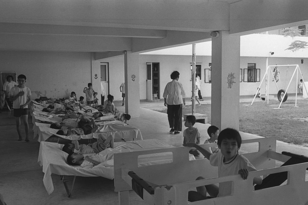Young patients at the Siu Lam Hospital for the Mentally Handicapped in Hong Kong, in 1976. Photo: SCMP Archives