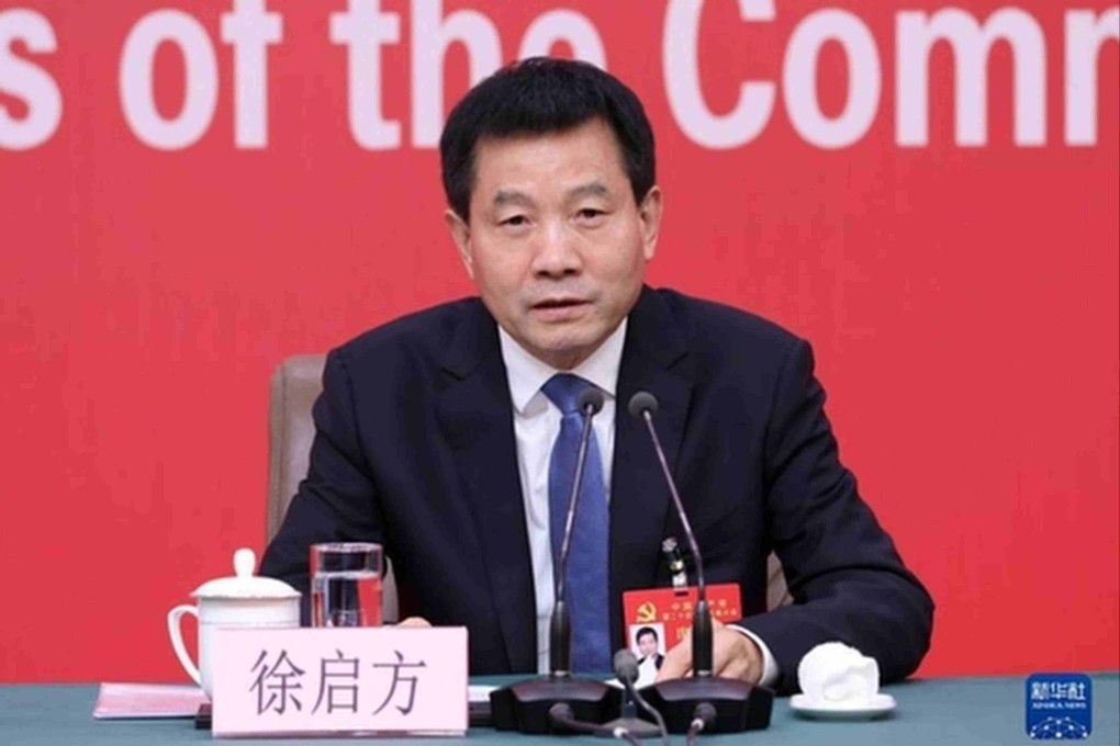 Xu Qifang has taken over as deputy director of the Hong Kong and Macau Affairs Office. Photo: Xinhua