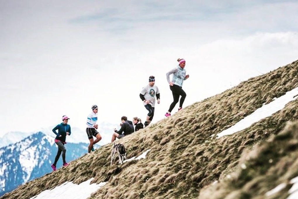 Petra Thaller leads a group on a mountain hike. The veteran mountaineer set up Outdoor Against Cancer after her own cancer diagnosis in 2015, to help convince others of the power of outdoor exercise in helping cancer survivors heal. Photo: OAC