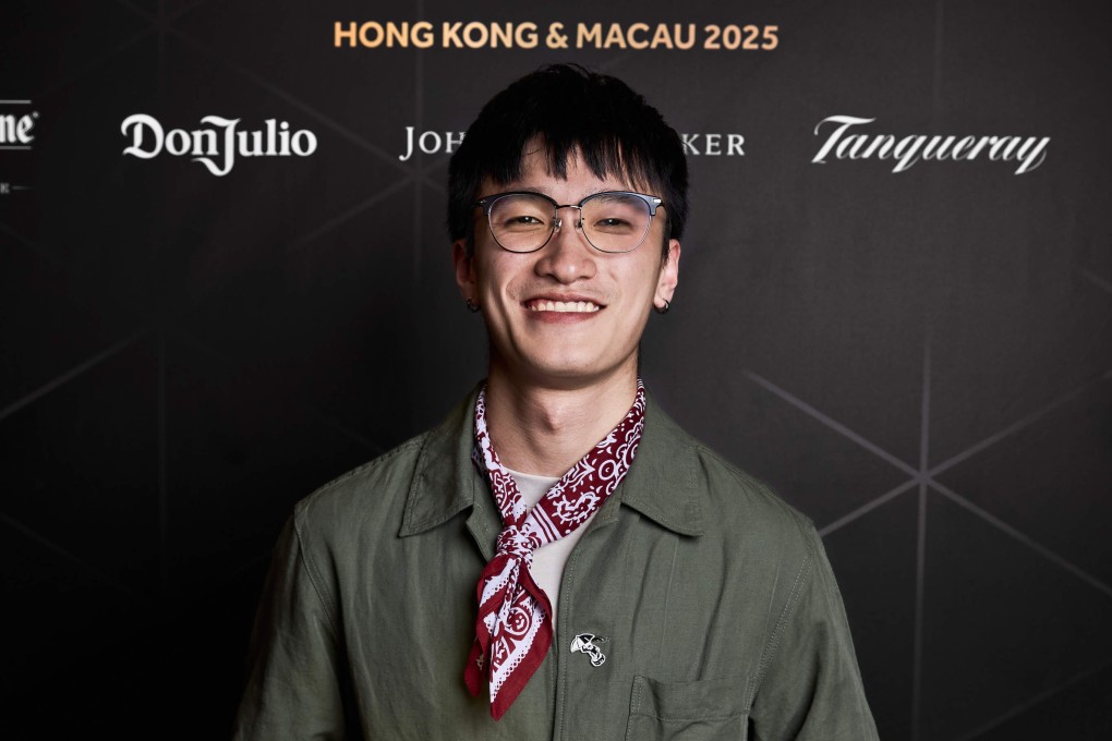Quentin Luk of The Regent Hong Kong’s Qura Bar is pictured after winning the 2025 Diageo World Class Hong Kong and Macau cocktail competition. Photo: Diageo World Class