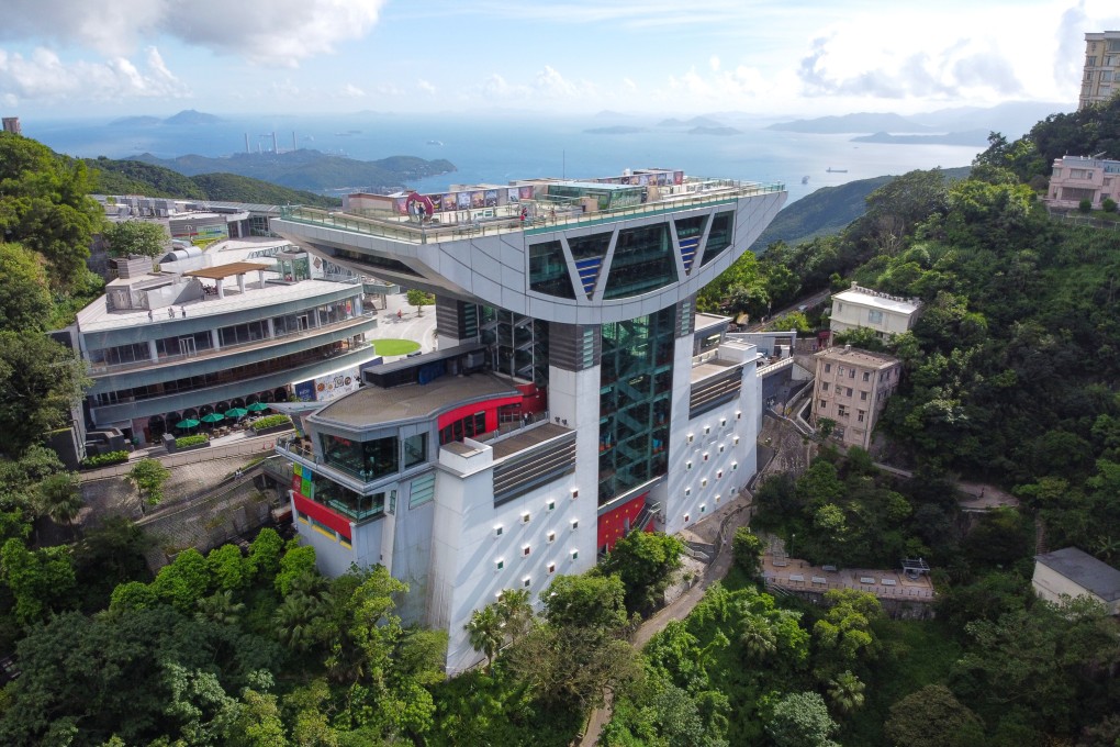 The Indonesian tourist was sightseeing on a higher floor of The Peak Tower when a tumbler allegedly fell out of his bag and hit another visitor below. Photo: Sun Yeung
