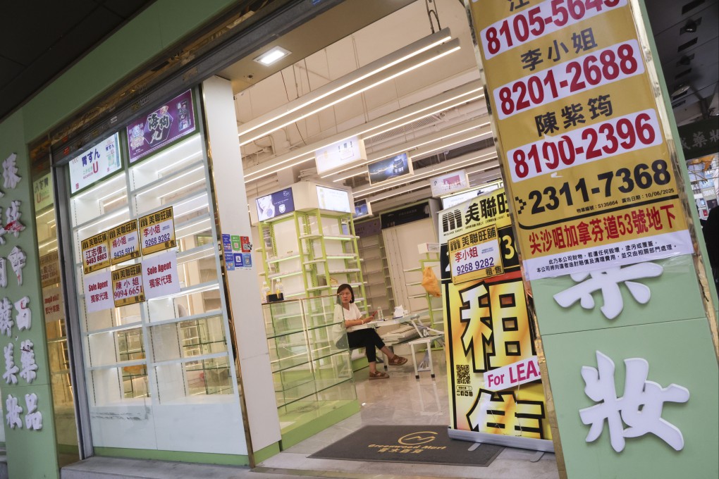 By the end of 2024, the total vacant floor area of private commercial buildings was 1.4 million square metres, according to a government report. Photo: Jelly Tse
