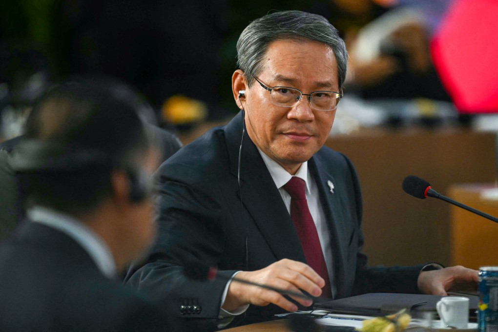 China’s Premier Li Qiang attends the first plenary session of the Brics summit in Rio de Janeiro, Brazil, on July 6. Bloc leaders voiced concerns over the growing use of unilateral tariff and non-tariff measures. Photo: AFP