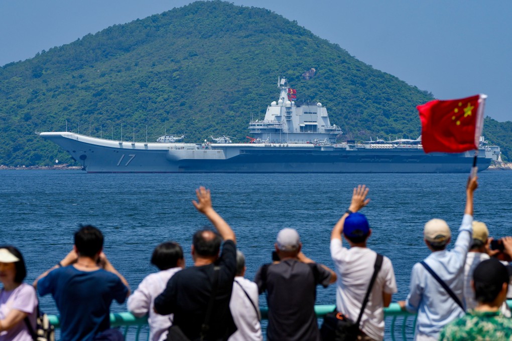 The Shandong and its fleet are concluding their port call to Hong Kong on Monday. Photo: Sam Tsang