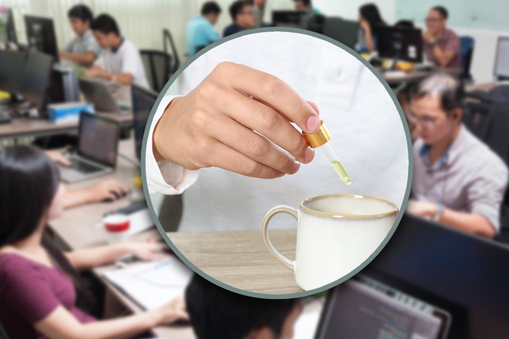 A Chinese man was sentenced to prison for tampering with a colleague’s drink by adding a “truth serum” in an attempt to steal his work plan. Photo: SCMP composite/Shutterstock