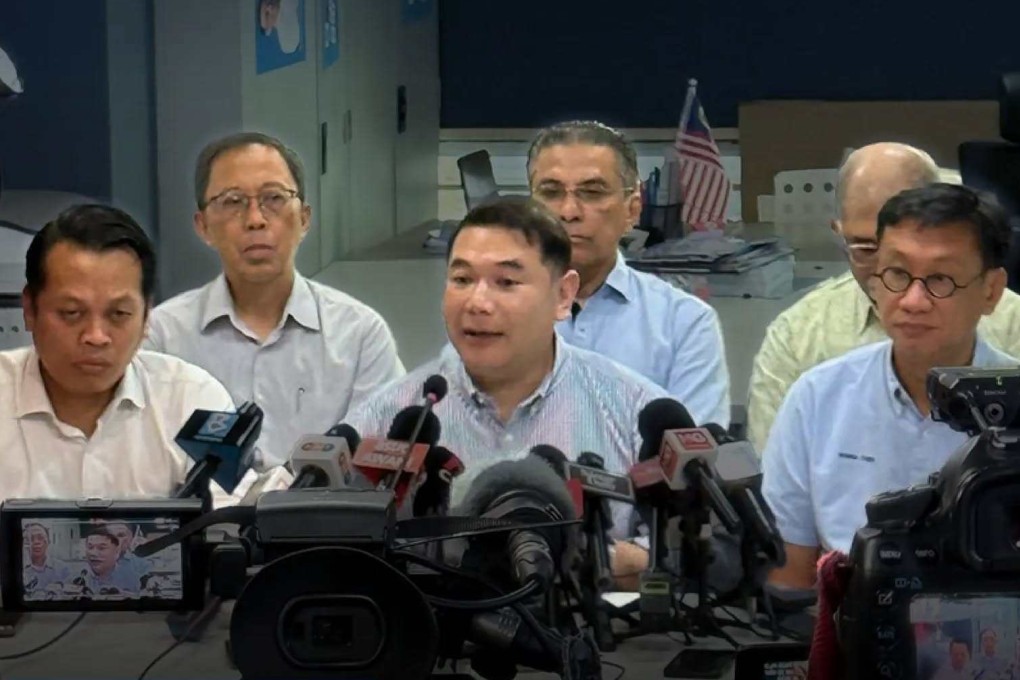 Rafizi Ramli (front, centre) and eight other PKR lawmakers have called on Prime Minister Anwar Ibrahim to explain the delay in appointing two top Malaysian judges. Photo: Facebook/Rafizi Ramli