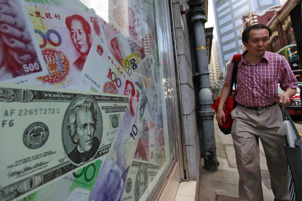 A foreign exchange in Hong Kong on September 13, 2010. Photo: EPA