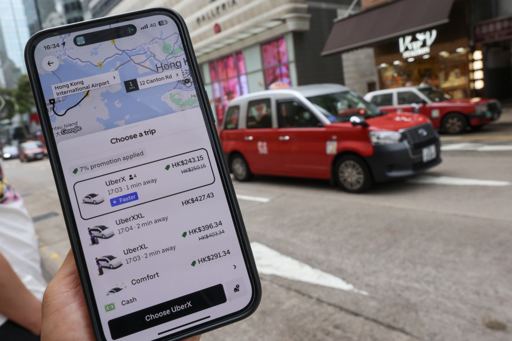 Uber has conducted a survey of 4,800 drivers on their concerns about a coming proposal to regulate ride-hailing platforms in Hong Kong. Photo: Jelly Tse