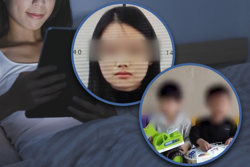 A Chinese mother sold her two biological sons for a total of US$11,600 to tip live-streaming hosts and buy extravagant clothes for herself. Photo: SCMP composite/Shutterstock/Sohu