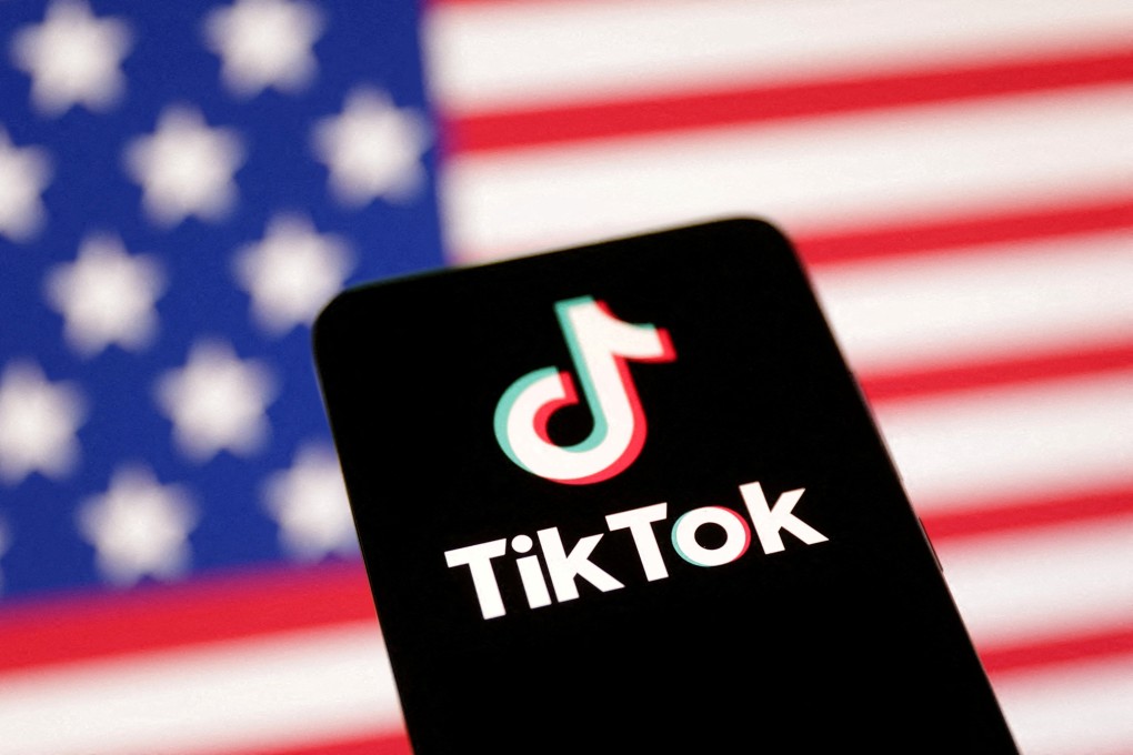 The US flag and TikTok logo are seen in this illustration taken January 8, 2025. Photo: Reuters