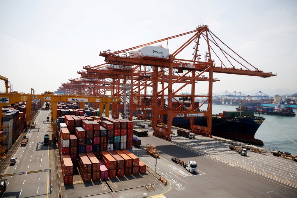 Pusan Newport Terminal in Busan. South Korea is looking for a mutually beneficial trade deal with the US after President Donald Trump announced a new 25 per cent tariff on its goods. Photo: Reuters