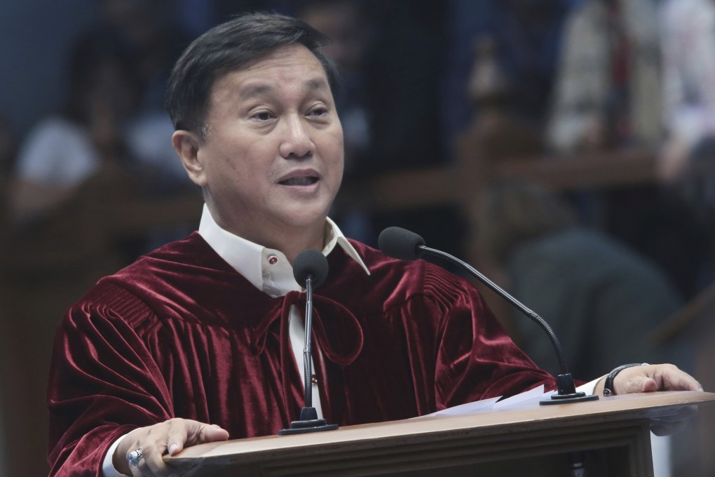 Former senator Francis Tolentino said the ban was a “badge of honour”. Photo: AP