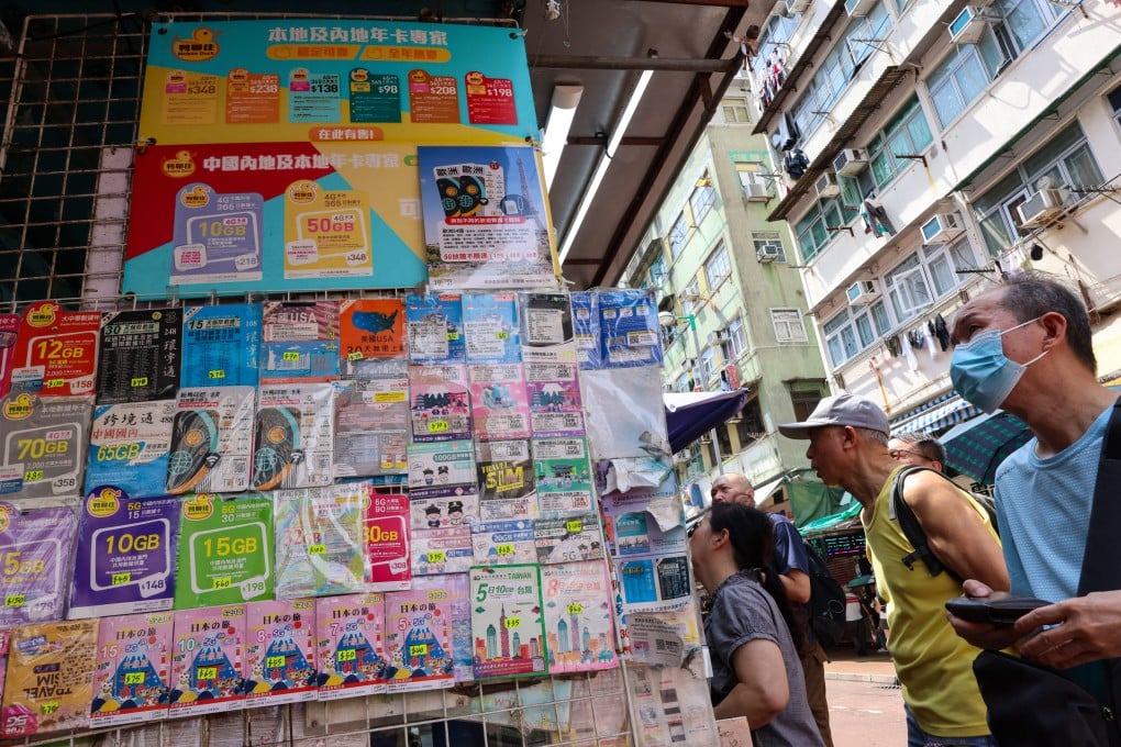 Under the proposals, improper use of SIM cards registered under another person’s information without authorisation may result in a maximum fine of HK$25,000 or up to one year in prison. Photo: Jelly Tse
