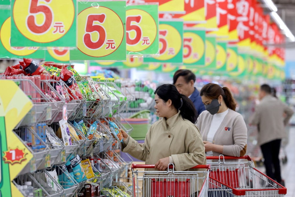 China’s economy has been plagued by deflationary pressure in recent months as weak demand and persistent oversupply lead firms to engage in vicious price wars to win customers. Photo: Xinhua