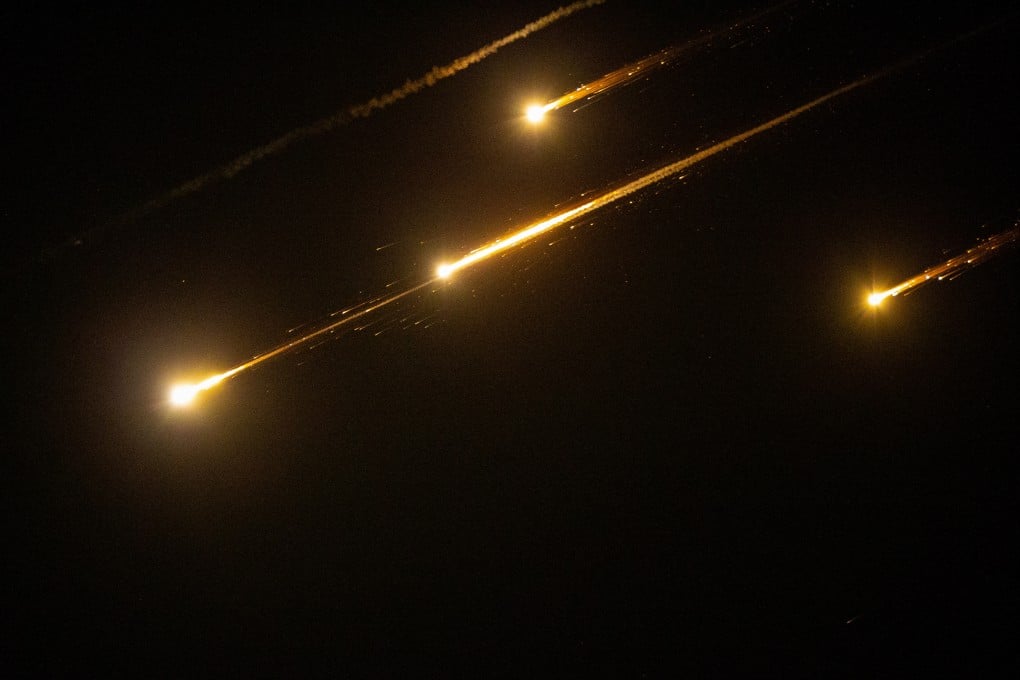 Iranian missile fire over Jerusalem. Photo: Xinhua