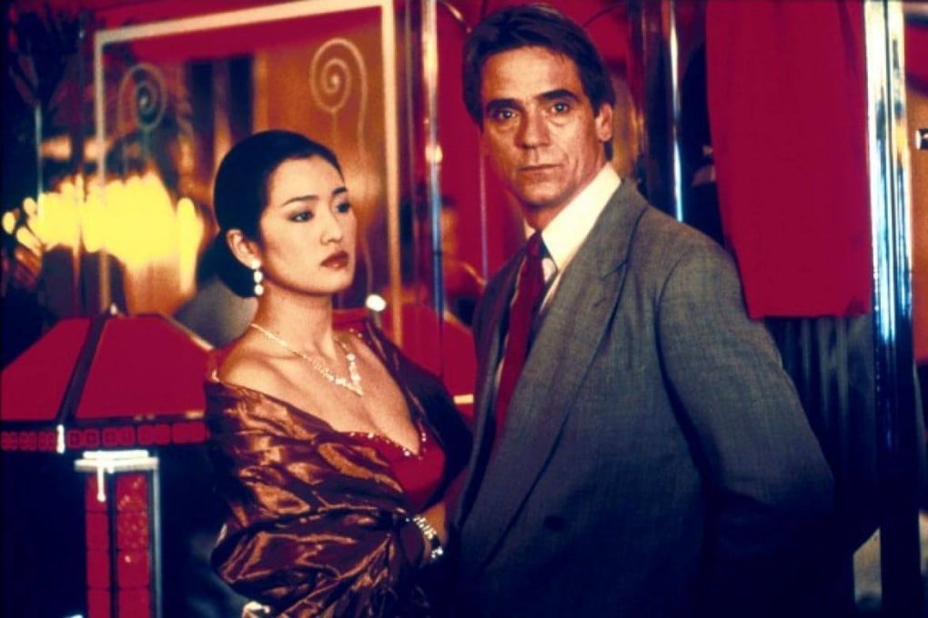 Jeremy Irons and Gong Li in a still from Chinese Box, Wayne Wang’s drama that offered a Westerner’s perspective on the 1997 Hong Kong handover from Britain to China.