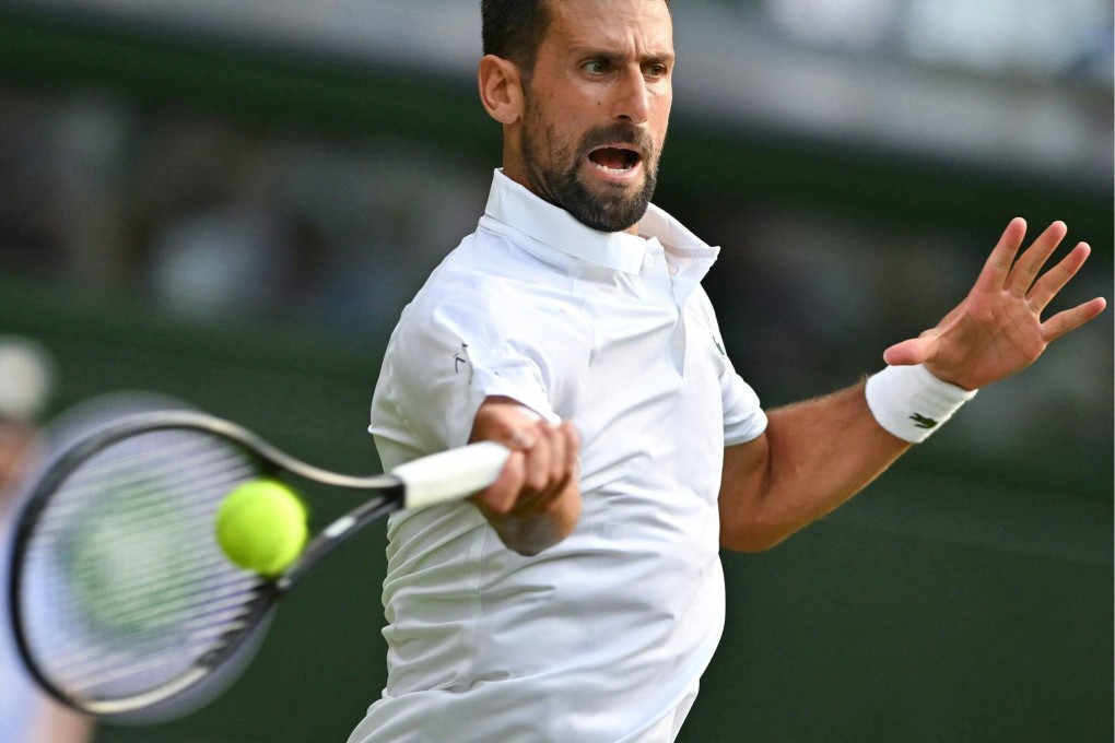 Serbia’s Novak Djokovic will face Italy’s Jannik Sinner in a semi-final at Wimbledon on Friday. Photo: AFP
