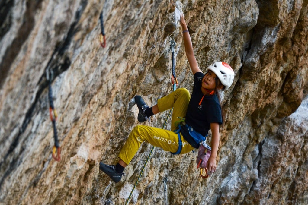 Hongkonger Veronica Chik takes on her record-breaking climb in Spain. Photo: Handout