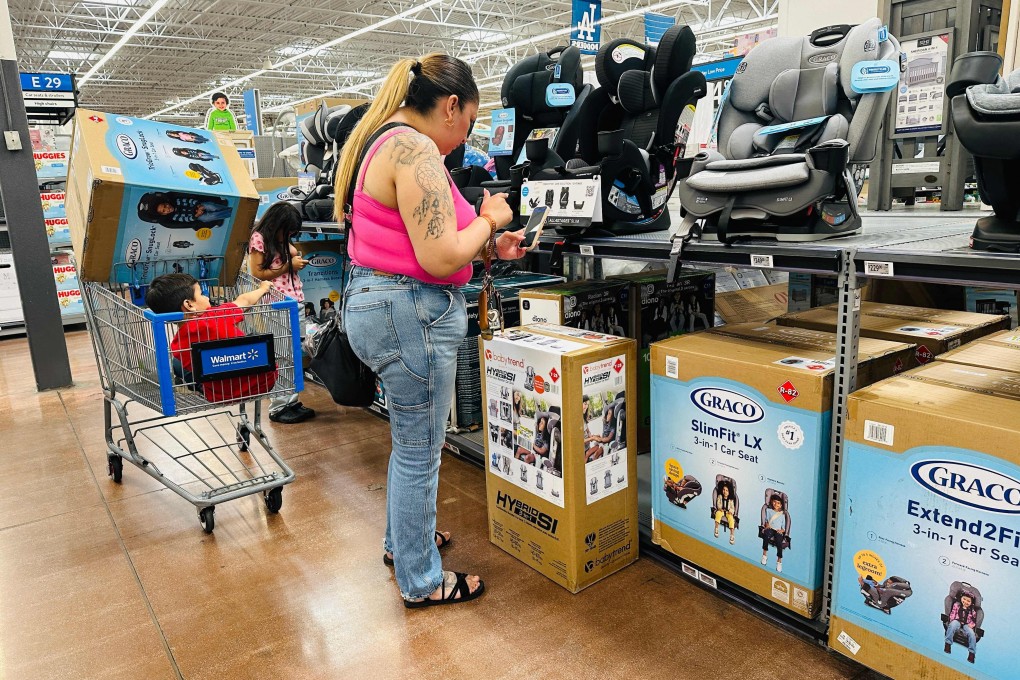 A customer shops at a Walmart outlet in California. US retailers are expected to raise prices in late 2025 if President Donald Trump goes ahead with plans to raise tariffs on dozens of countries over the coming weeks. Photo: AFP