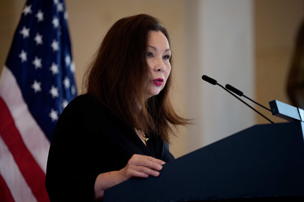 US Illinois Senator Tammy Duckworth says Singapore is “one of the most important” friends of the US in the Indo-Pacific. Photo: Getty Images via AFP