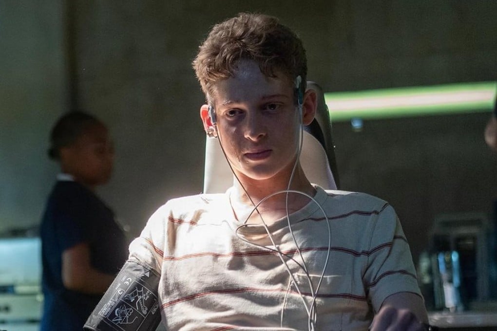 Joe Freeman in a still from the new TV series The Institute (2025), an adaptation of Stephen King’s 2019 novel. Photo: Chris Reardon/MGM+