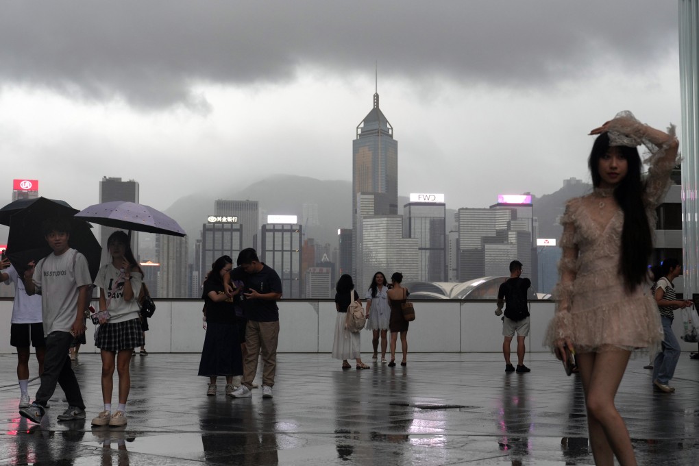 Visitors on the rooftop area of K11 Musea in Tsim Sha Tsui on Thursday. Photo: Sam Tsang