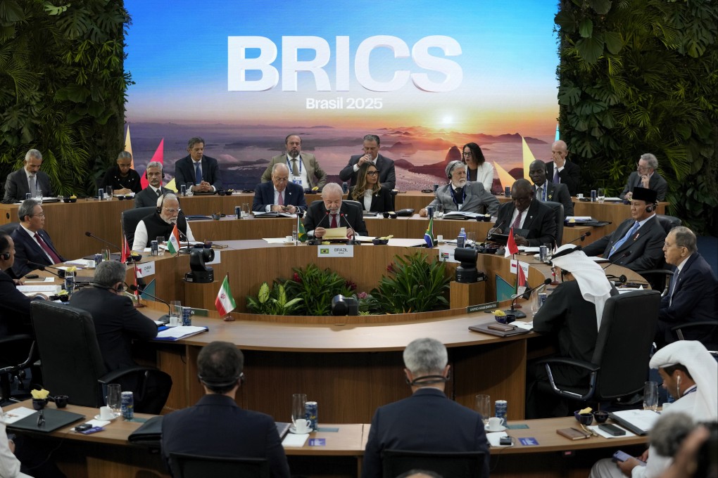 The 17th annual Brics summit in Rio de Janeiro, Brazil, on July 6. Photo: AP
