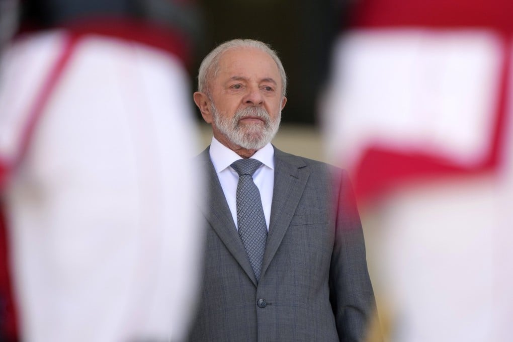 Brazil’s President Luiz Inacio Lula da Silva at the presidential palace. Photo: AP