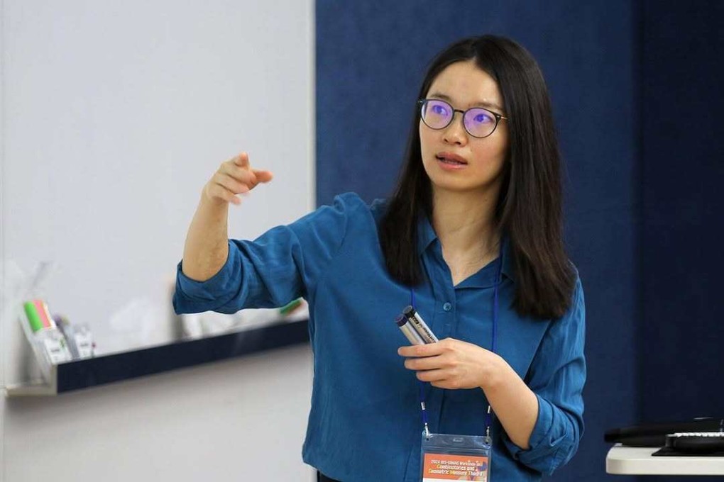 Mathematician Hong Wang is known for helping to solve the three-dimensional Kakeya conjecture – a century-old problem in geometric measure theory. Photo: New York University Courant Institute of Mathematical Sciences