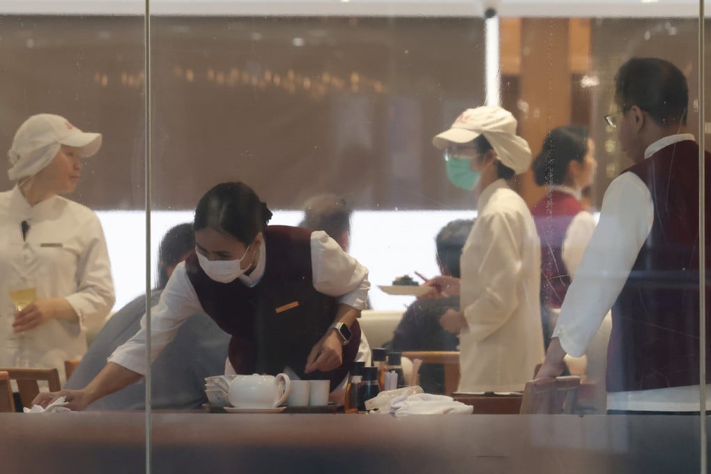 Official data shows that as of March, 54,278 workers were permitted to enter Hong Kong for 26 new job types, including waiters, junior chefs, and hospitality and sales staff in catering. Photo: Jelly Tse