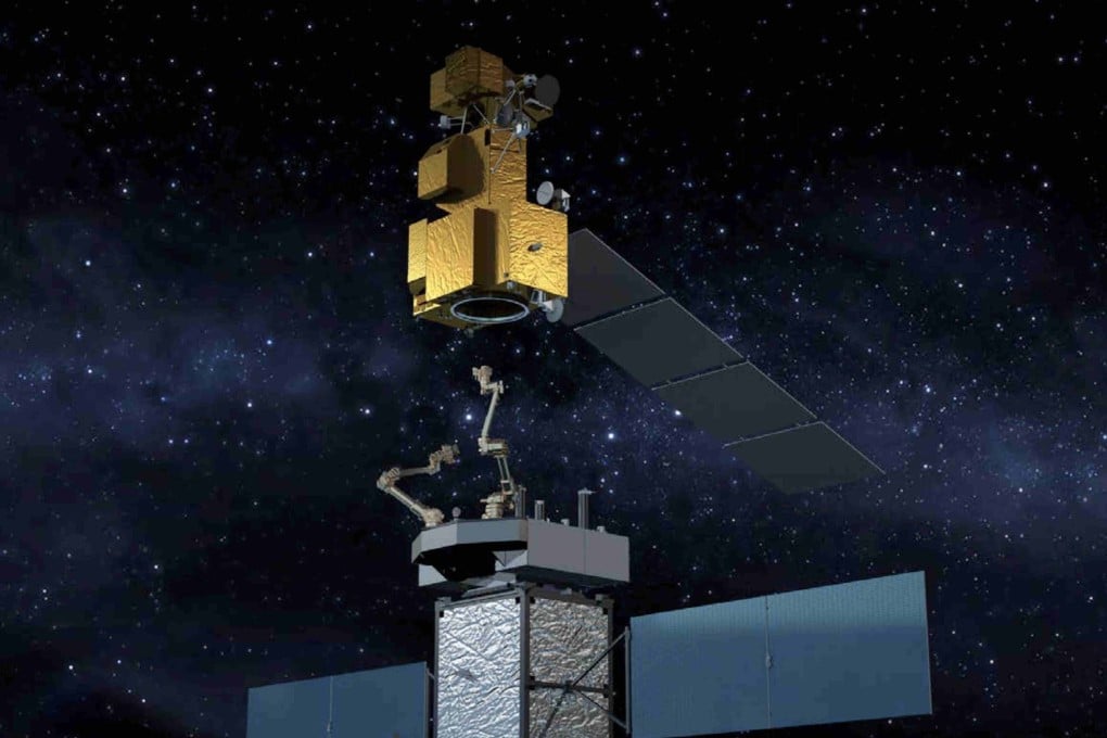 Satellite-to-satellite refuelling in high orbit presents technical challenges such as the need for precise docking and fluid transfer between uncrewed spacecraft in microgravity. Photo: Handout