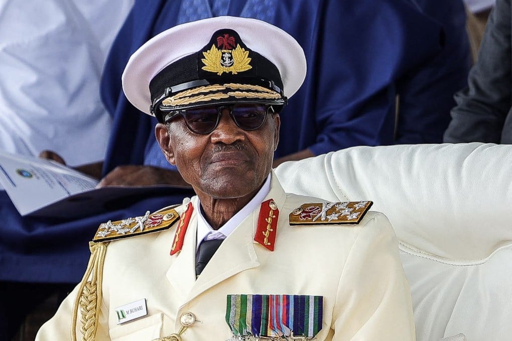 Nigeria’s former president Muhammadu Buhari in Lagos in 2023. Buhari died on Sunday aged 82. Photo: AFP