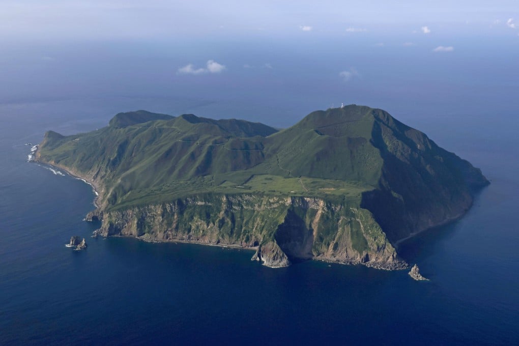 Akuseki island, a part of the Tokara island chain, in Toshima Village, Kagoshima prefecture, southwestern Japan, on July 4. Photo: Kyodo via Reuters