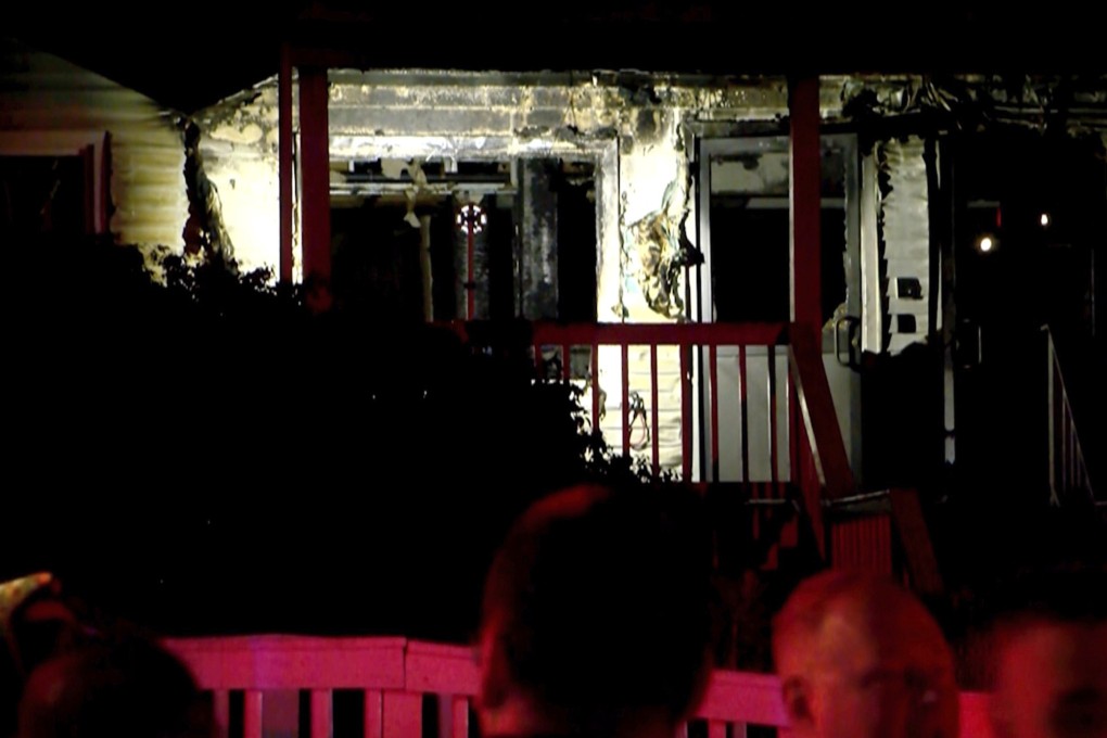 Authorities work on the scene of a fire at an assisted living facility in Fall River, Massachusetts in the US on Sunday. Photo: via AP