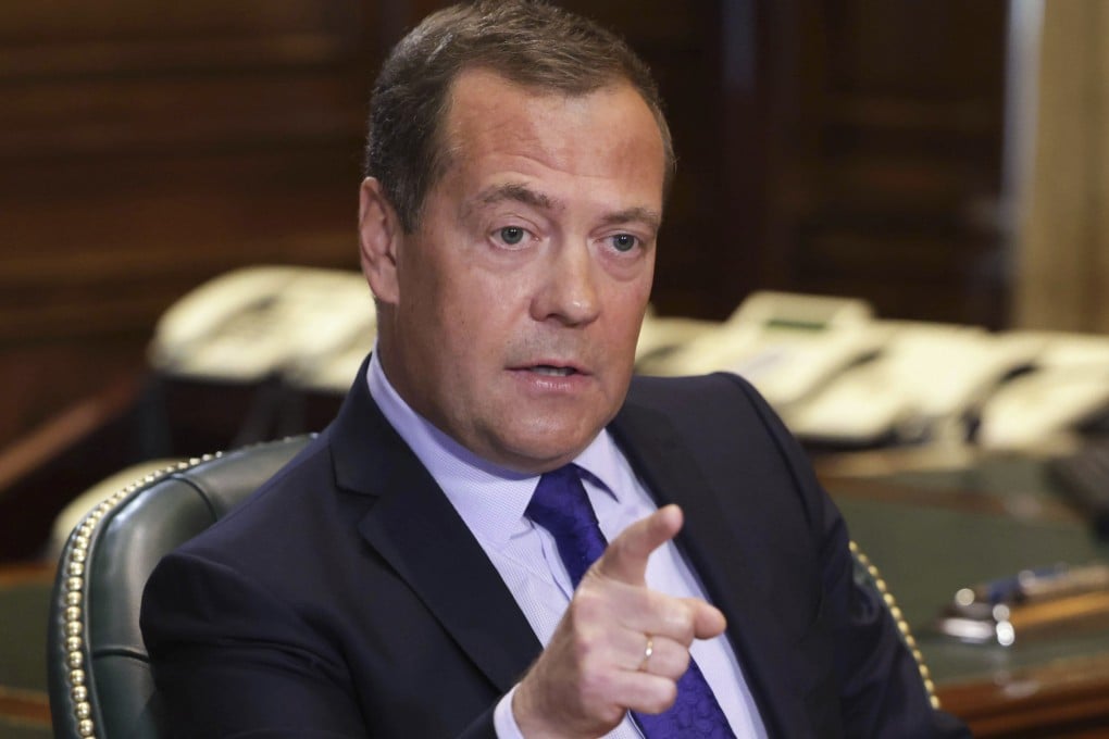 Former Russian President Dmitry Medvedev dismissed Trump’s ultimatum as “theatrical” and that “Russia didn’t care” about the threat of 100 per cent tariffs if no Ukraine peace deal is reached within 50 days. Photo: Kremlin/AP