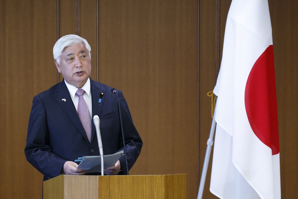 Japanese Defence Minister Gen Nakatani has presented a white paper that says increased Chinese military and coastguard activity, including nearby manoeuvres by warships and aircraft, could “seriously impact Japan’s security”. Photo: AP
