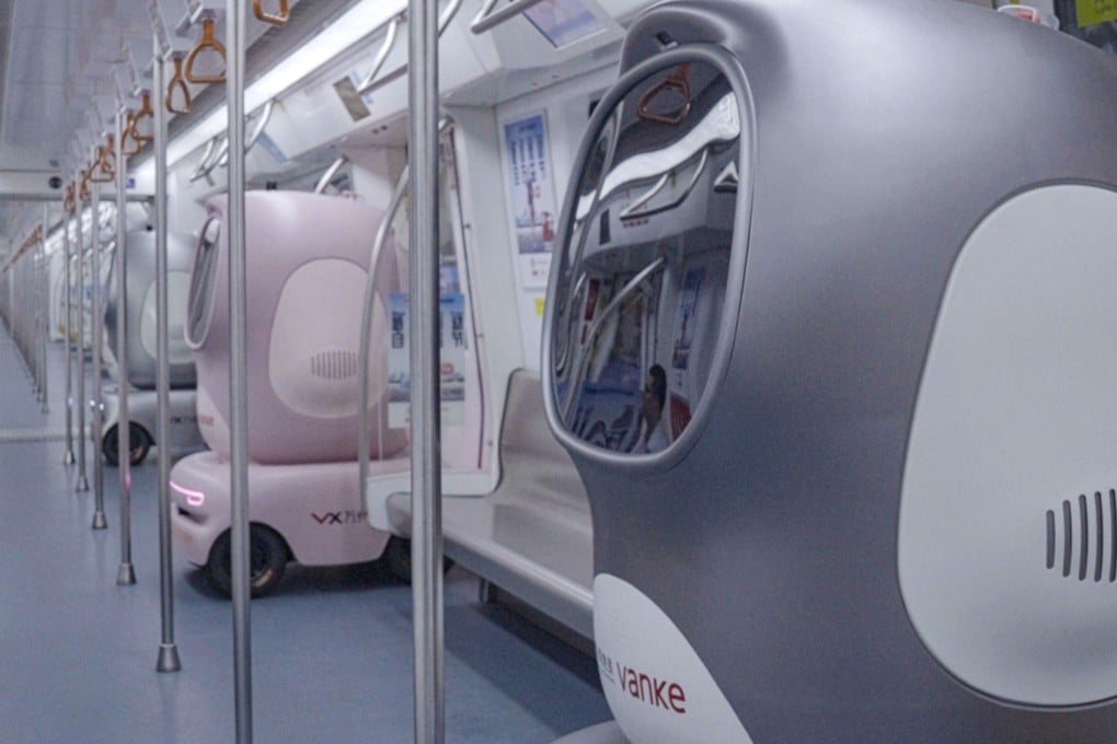 In China, delivery robots now ride the subway to restock 7-Eleven stores |  South China Morning Post