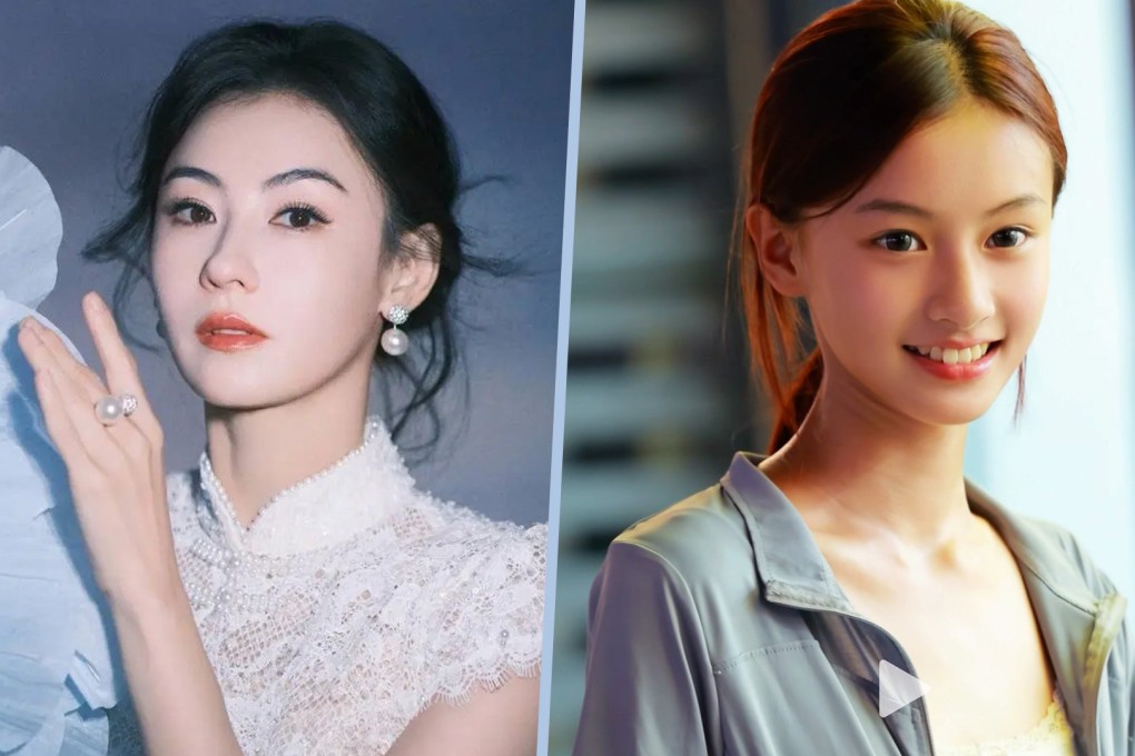A Chinese family whose daughter resembles Hong Kong actress Cecilia Cheung Pak-chi has sparked a gender debate online because they have a total of three girls and one son, who is the youngest. Photo: SCMP composite/Sohu/Douyin