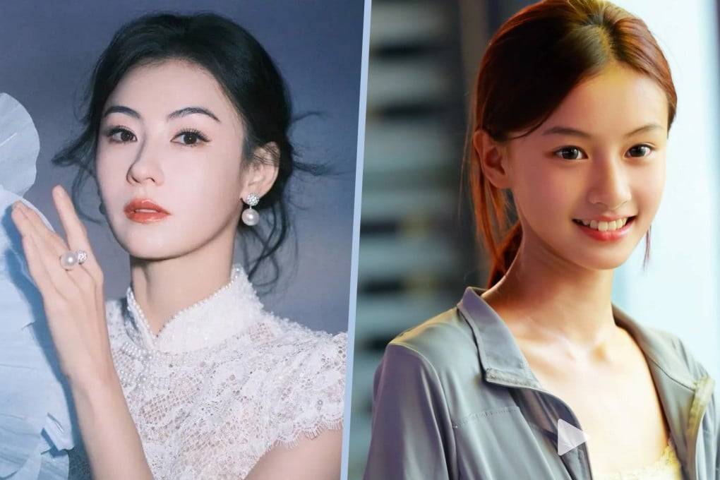 A Chinese family whose daughter resembles Hong Kong actress Cecilia Cheung Pak-chi has sparked a gender debate online because they have a total of three girls and one son, who is the youngest. Photo: SCMP composite/Sohu/Douyin
