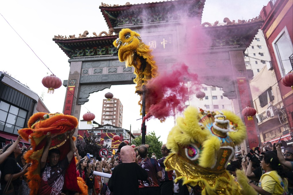 Lunar New Year celebrations, marking the year of the snake, in Buenos Aires, Argentina, on January 25. Photo: AP