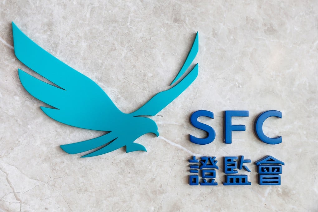 The logo of the Securities and Futures Commission. Photo: Yik Yeung-man