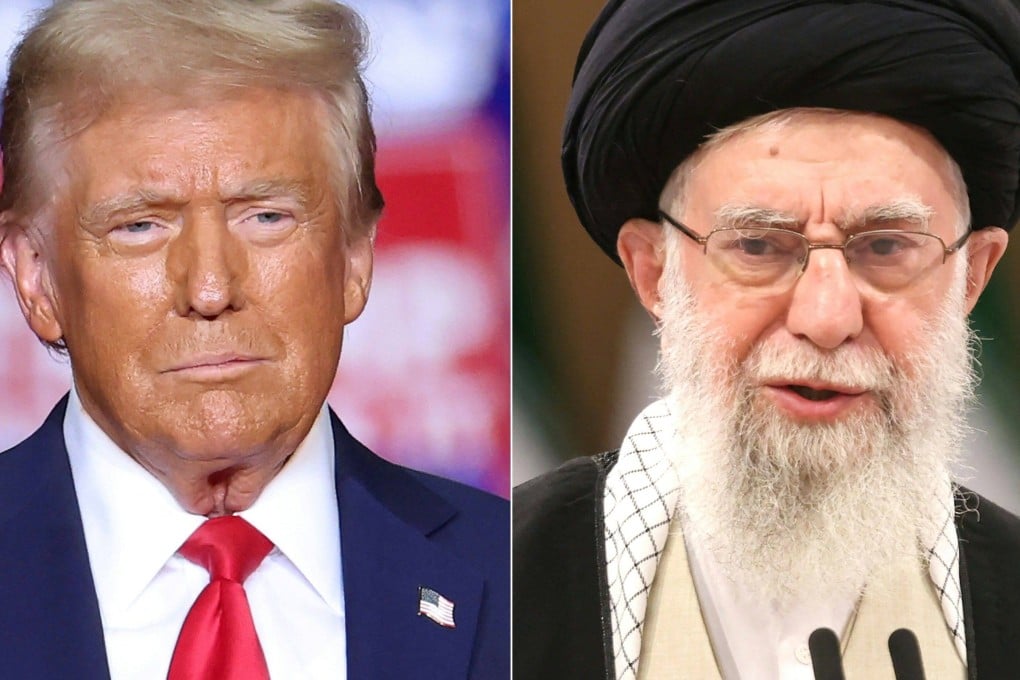A combination photo shows US President Donald Trump (left) and Iran’s supreme leader Ayatollah Ali Khamenei . Photo: AFP