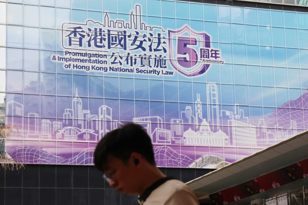 Beijing’s foreign ministry arm in Hong Kong has said the national security law has helped the city get back on track. Photo: Jelly Tse